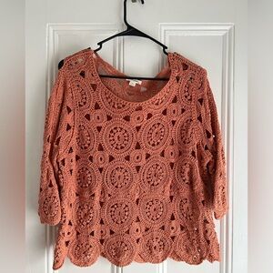Women’s Laced Crochet Top